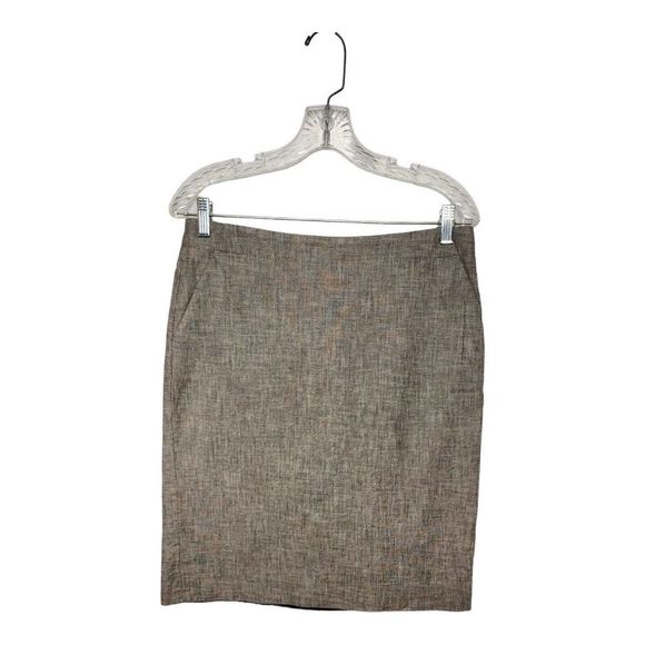 Banana Republic Knee Length Pencil Brown Size 8 - Picture 1 of 6